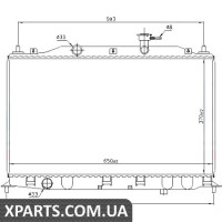 Радіатор Nissens 67509