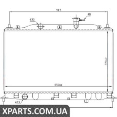 Радіатор Nissens 67509