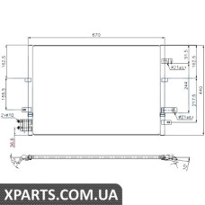 Радіатор кондиціонера Nissens 94777