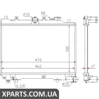Радіатор Nissens 62512