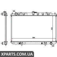 Радіатор Nissens 68713