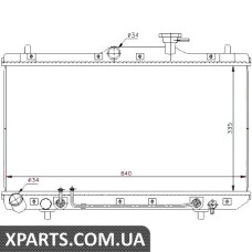 Радіатор Nissens 67023