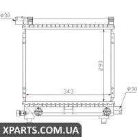 Радіатор Nissens 62550