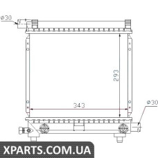 Радіатор Nissens 62550