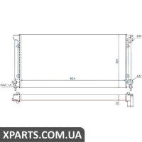 Радіатор Nissens 651611