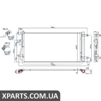 Радіатор кондиціонера Nissens 940569