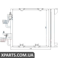 Радіатор кондиціонера Nissens 94768
