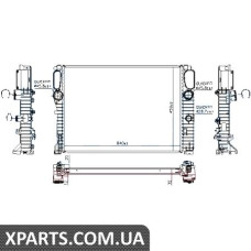 Радіатор Nissens 62797A