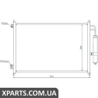 Радіатор кондиціонера Nissens 940121