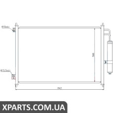 Радіатор кондиціонера Nissens 940121