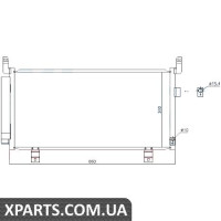 Радіатор кондиціонера Nissens 940437