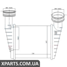 Інтеркулер SD SUPERB(02-)1.9 TDi(+)[OE 8D0.145.805 C] Nissens 96680