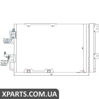 Радіатор кондиціонера Nissens 94807