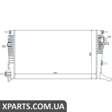 Радіатор Nissens 637607