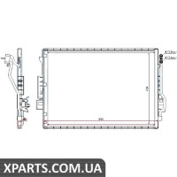 Радіатор кондиціонера Nissens 940137