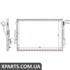 Радiатор кондицiонера Nissens 940137