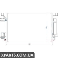 Радіатор кондиціонера Nissens 940029