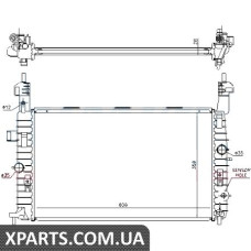 Радіатор Nissens 63096