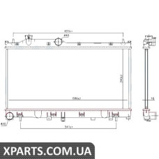 Радіатор Nissens 67744