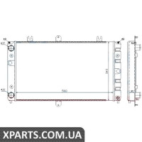 Радіатор Nissens 623553