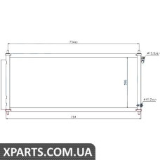 Радіатор кондиціонера Nissens 940051