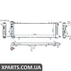 Радіатор Nissens 609881