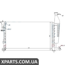 Радіатор Nissens 63716