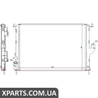 Радіатор Nissens 637612