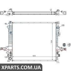 Радіатор Nissens 65613A