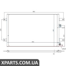 Радiатор кондицiонера Nissens 94251