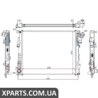 Радіатор Nissens 63122