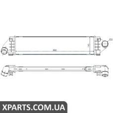 Інтеркулер VOLVO S60/V60(10-)D2(+)[OE 1429406] Nissens 96560