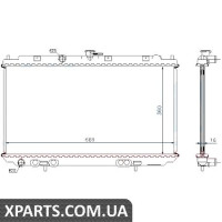 Радіатор Nissens 67344A