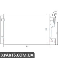 Радіатор кондиціонера Nissens 940006