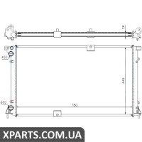 Радiатор Nissens 63818A