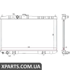 Радіатор Nissens 68751