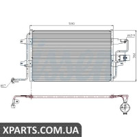 Радіатор кондиціонера Nissens 94310