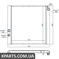 Радіатор Nissens 64327