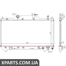 Радіатор Nissens 64640A