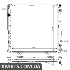 Радiатор Nissens 62763A