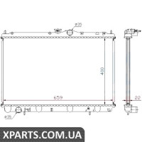 Радіатор Nissens 62857A