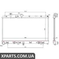 Радіатор Nissens 67725