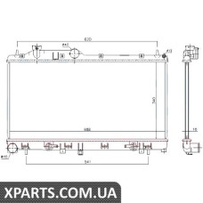 Радіатор Nissens 67725