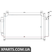 Радіатор кондиціонера Nissens 940049
