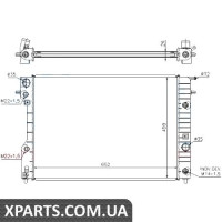 Радіатор Nissens 63072A