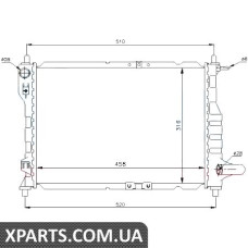 Радiатор Nissens 61630