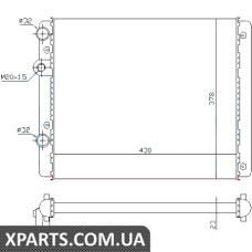 Радіатор Nissens 652341