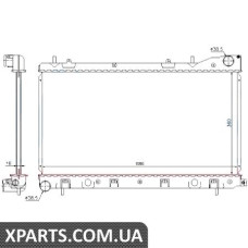 Радіатор Nissens 67726