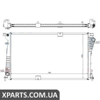 Радіатор Nissens 630709