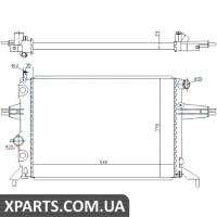 Радiатор Nissens 63005A